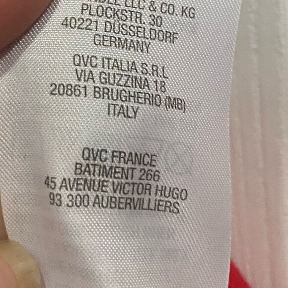 Joan Rivers layered style asymmetrical red tunic size XS fits like an S - Picture 5 of 6